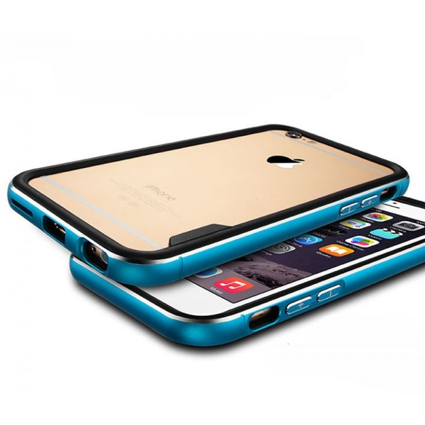 Elobeth Neo Hybrid EX Metal Sagging TPU and Hard Aluminum Frames Bumper Case for iPhone 6 4.7