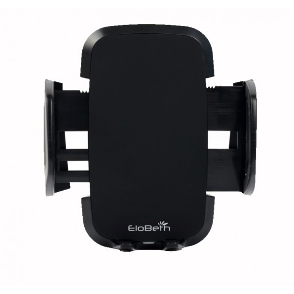 Elobeth Qi Wireless Car Charger with Triple-Coil Stand Windshield Mount Holder for iPhone 6,Samsung Galaxy S6/S6 Edge 
