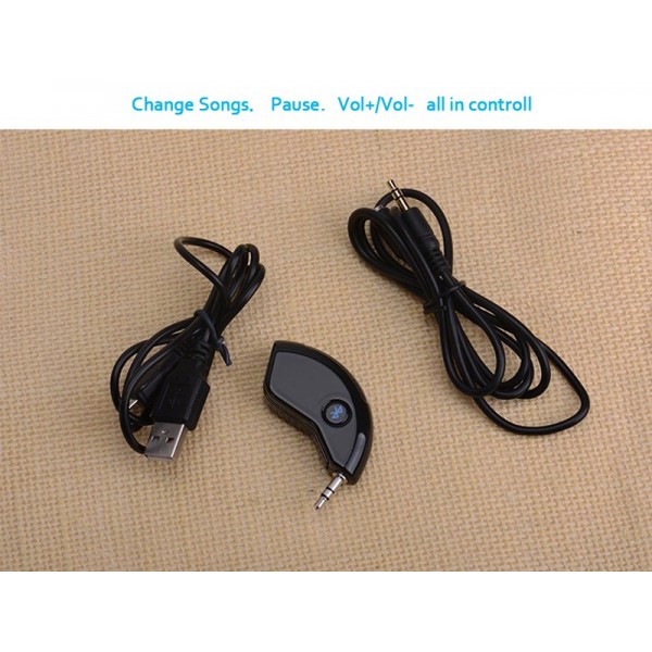 Elobeth CSR4.0 Bluetooth Wireless Receiver Audio Music Adapter Car Home AUX 